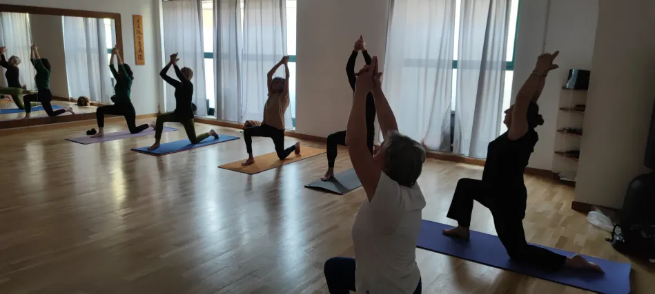 Posizione Yoga e allungamento Psoas